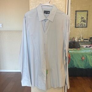 Express Men's Sky Blue Dress Shirt